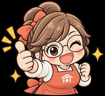 親指を立てて笑っている、そぐらおばさんのイラスト